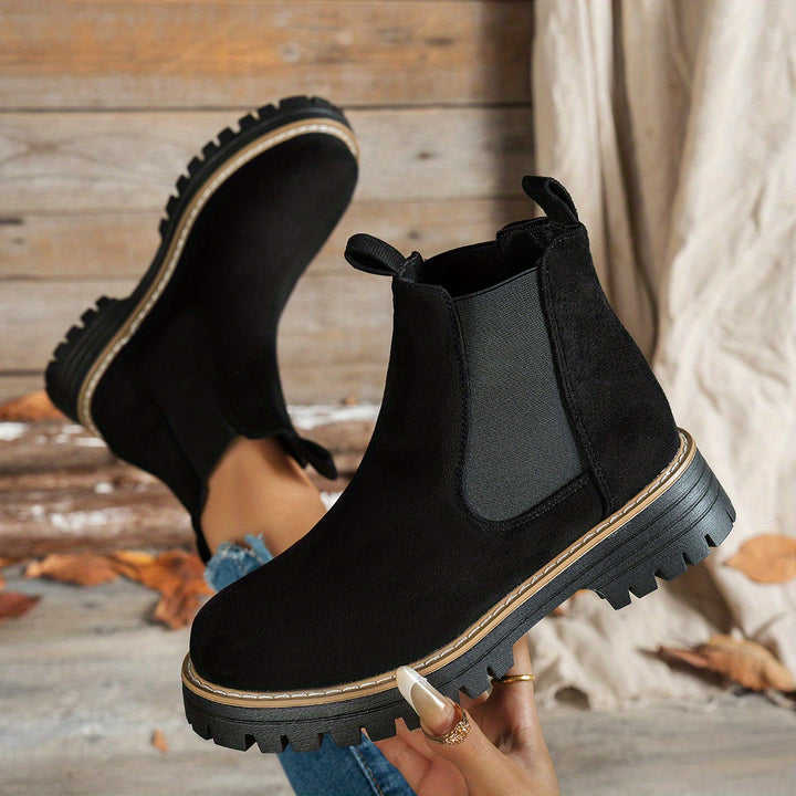 Mila - Chunky Platform Ankle Boots