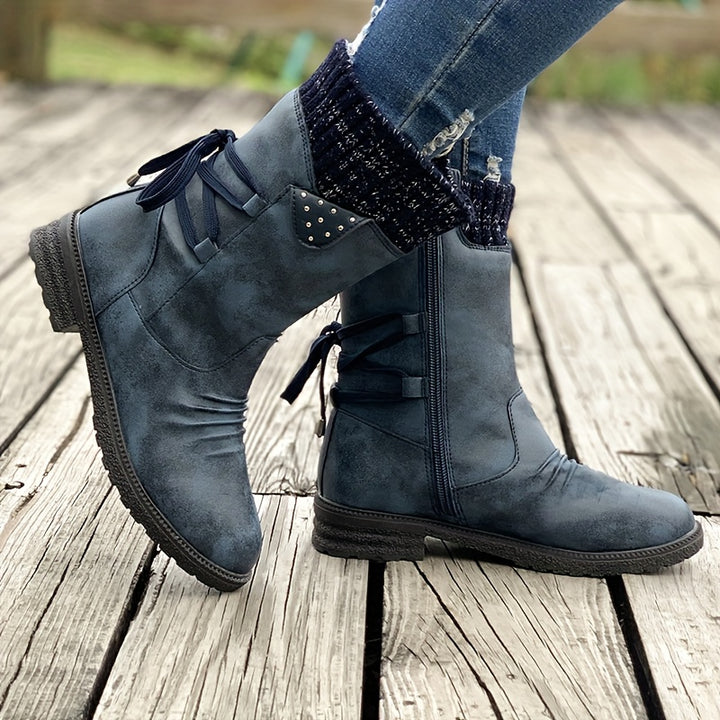 Celeste - Vintage Mid-Calf Boots