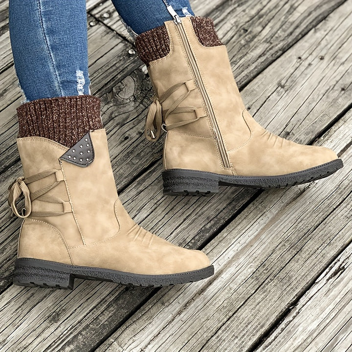 Celeste - Vintage Mid-Calf Boots