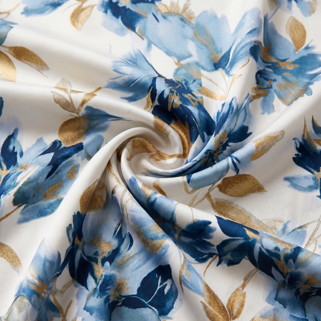 Elara - Floral Wrap Midi Dress