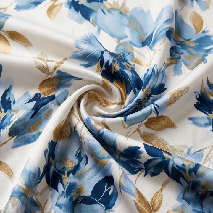 Elara - Floral Wrap Midi Dress