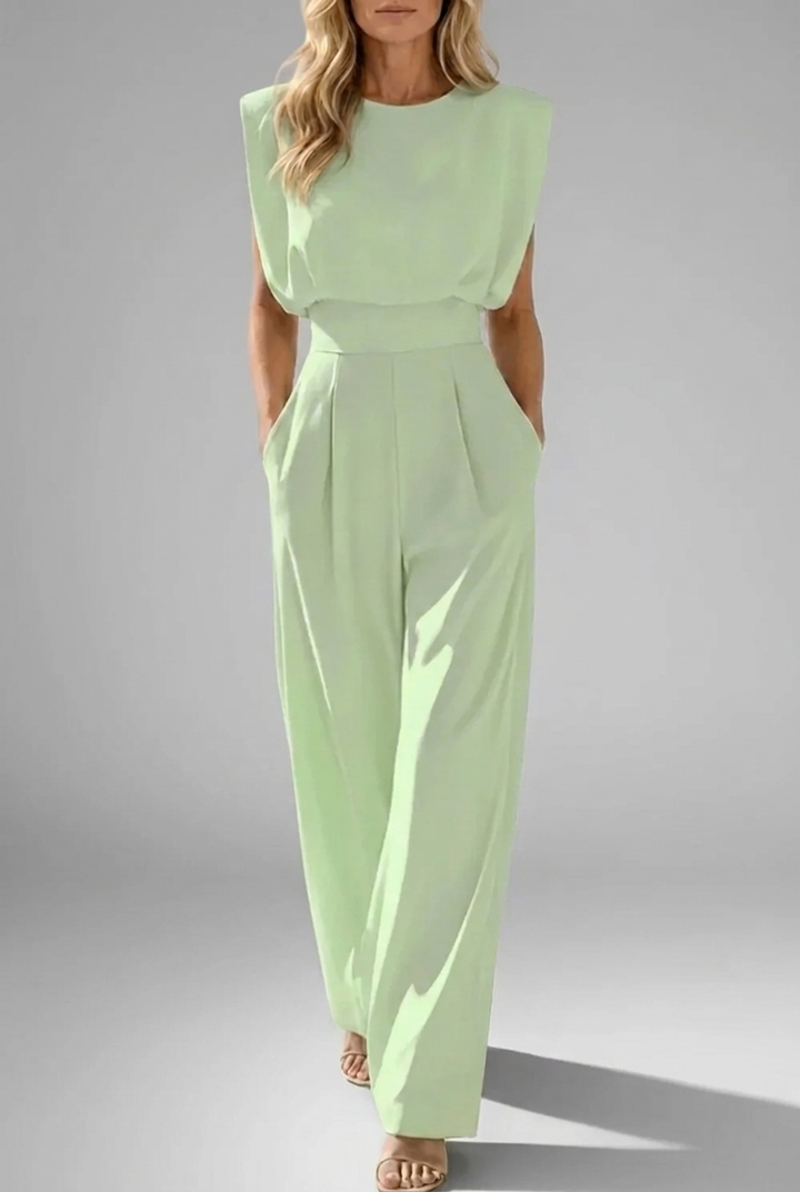 Noemi - Elegant Belted Jumpsuit