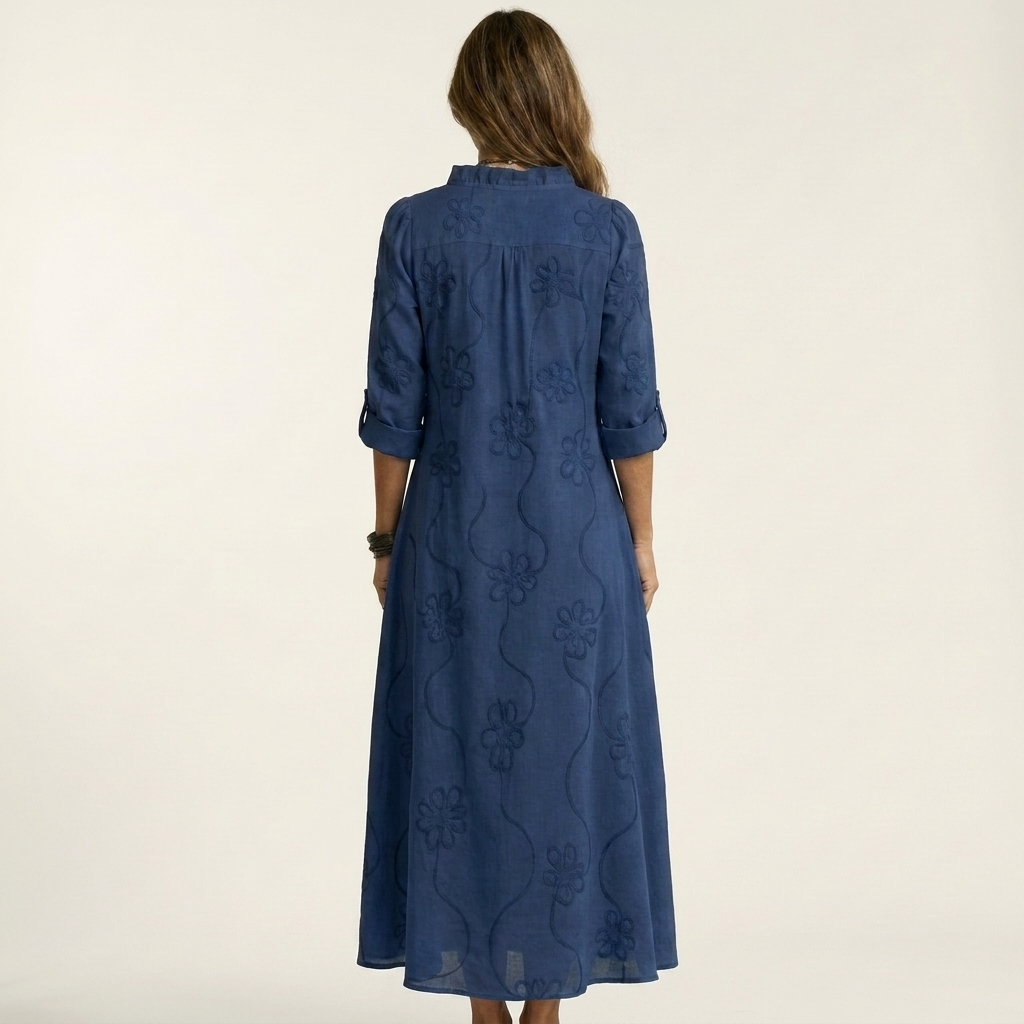 Mariam - Lightweight Maxi Dress with Floral Detail