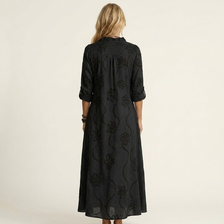 Mariam - Lightweight Maxi Dress with Floral Detail