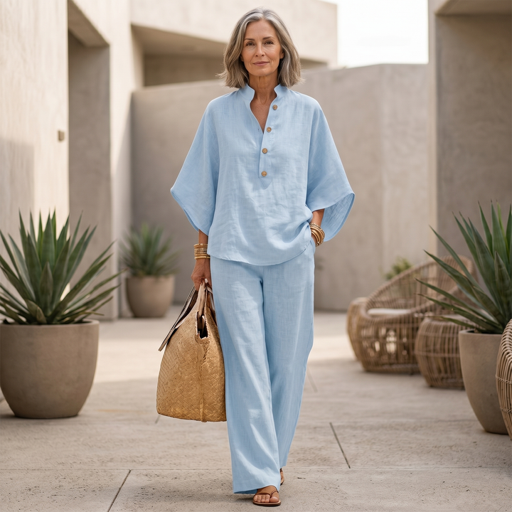 Avenira - Batwing Sleeve Two-Piece Set