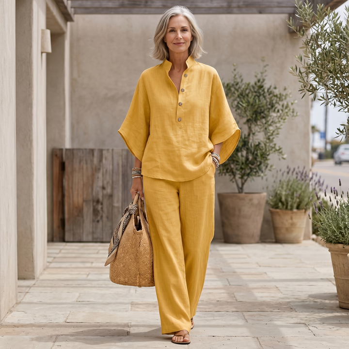 Avenira - Batwing Sleeve Two-Piece Set