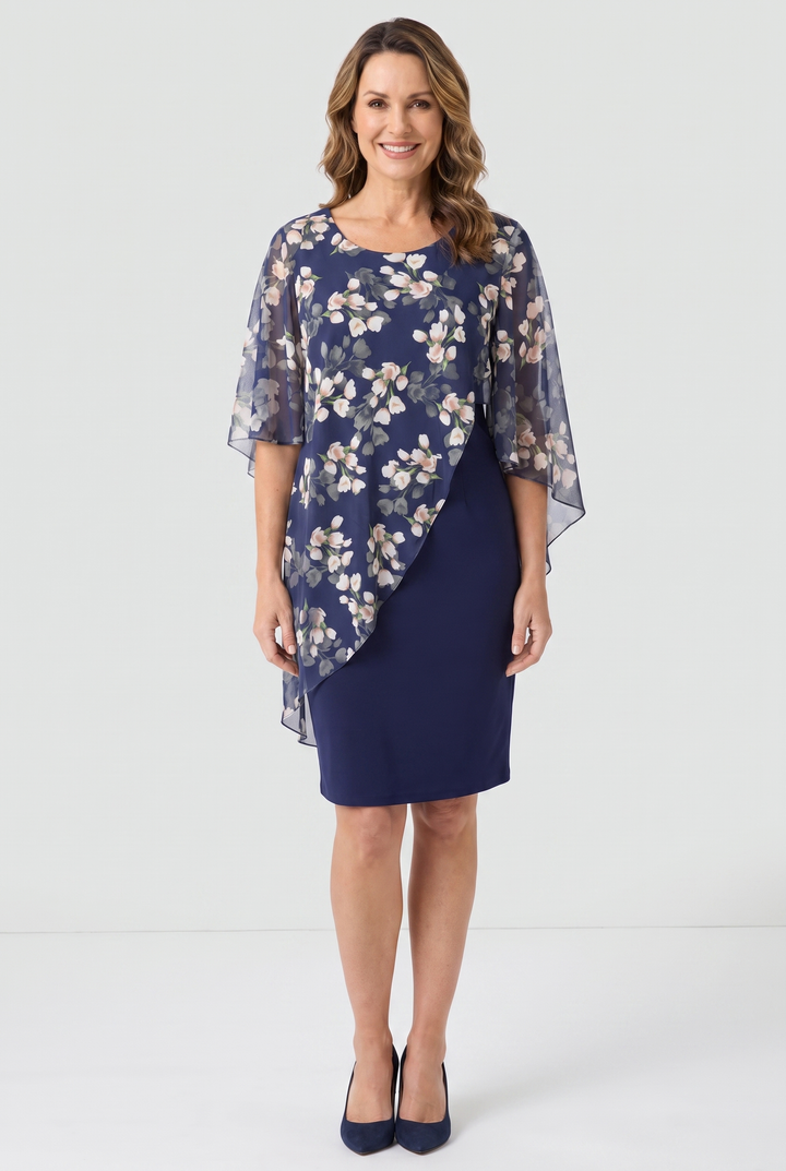 Isabelle - Printed Two-Piece Dress