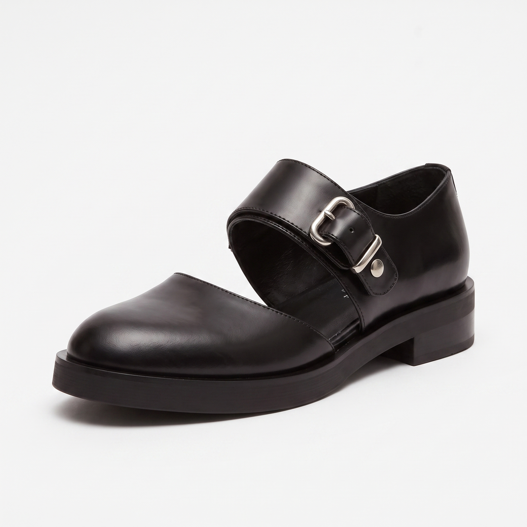 Mary Jane Shoes with Adjustable Strap
