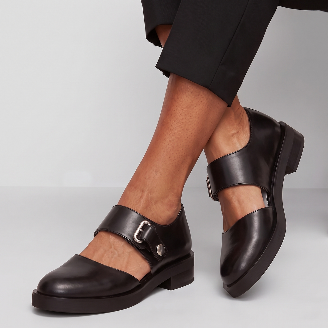 Mary Jane Shoes with Adjustable Strap