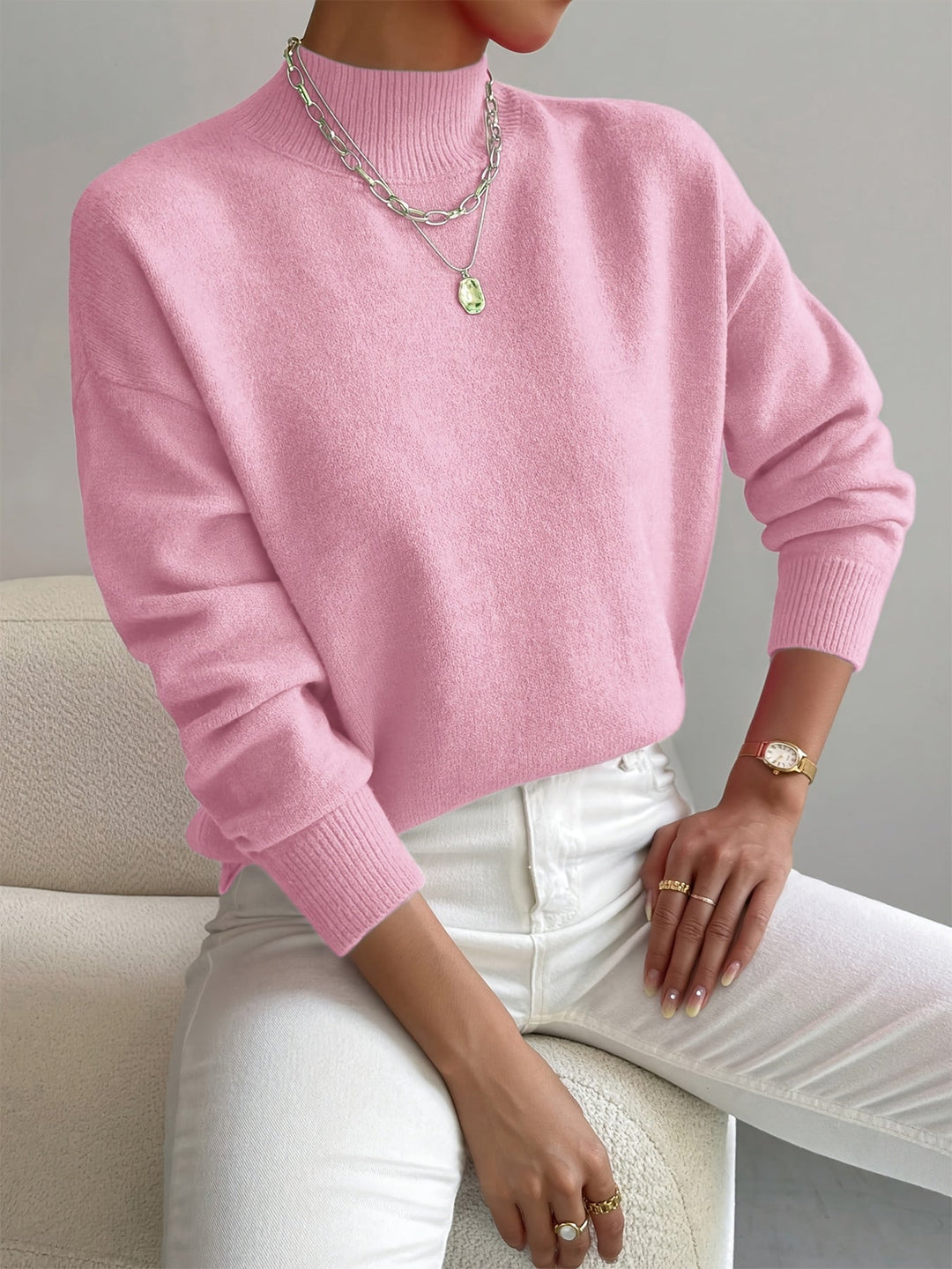 Nova - Ribbed Turtleneck Sweater