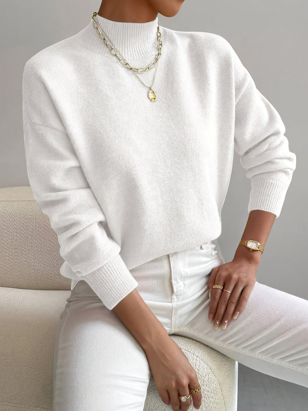 Nova - Ribbed Turtleneck Sweater