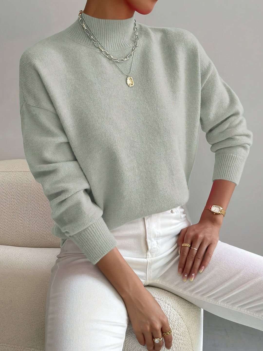 Nova - Ribbed Turtleneck Sweater