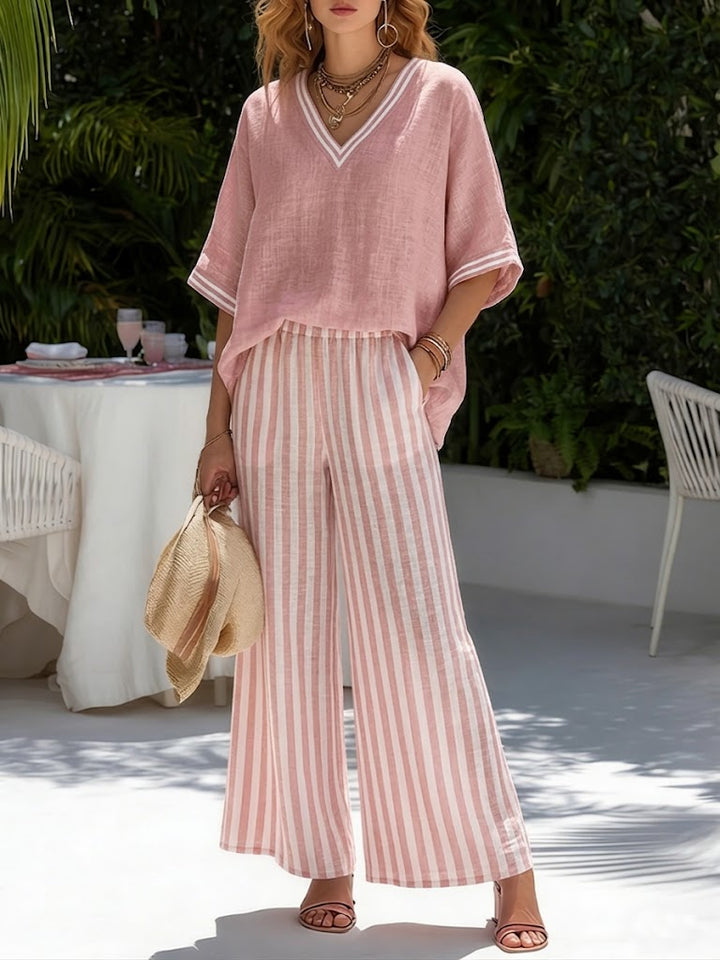 Alira - Striped Duo Set