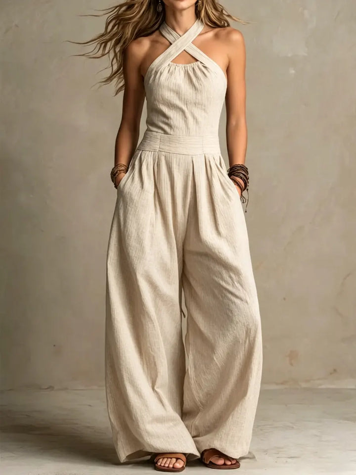 Vivienne - Elegant Wide-Leg Jumpsuit