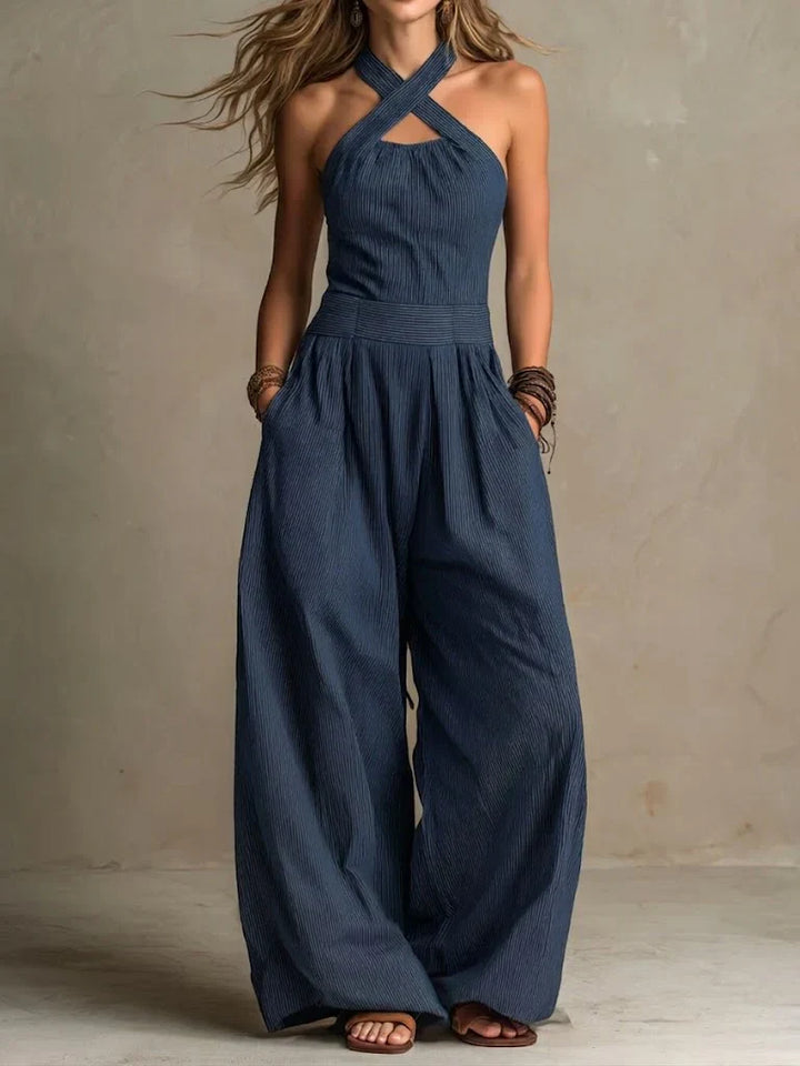 Vivienne - Elegant Wide-Leg Jumpsuit